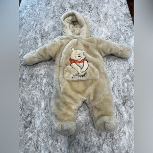 Winnie the Pooh Disney Plush Snowsuit size 3-6 months